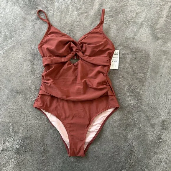 NWT Cupshe One Piece Cutout Swimsuit Women's size SMALL - Picture 1 of 4